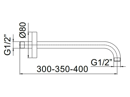 Держатель душа Mamoli Sadler 830L35K черный матовый - фото 2