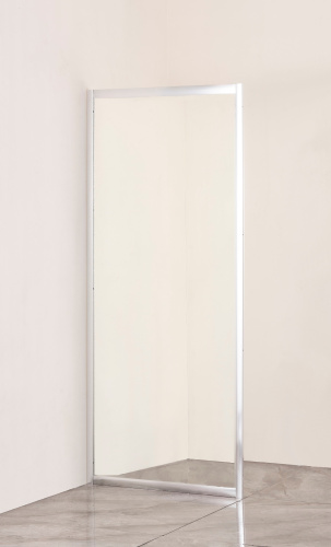 Душевая перегородка Taliente TA-08-1CP 80х195 стекло прозрачное профиль хром глянцевый - фото 2