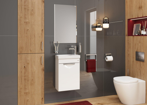 Тумба под раковину Onika Комо 104005 39х21х55 подвесная - фото 4