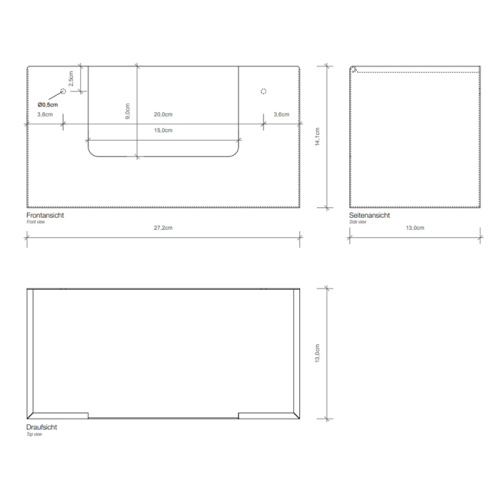 Диспенсер для салфеток Decor Walther Universal 818970 - фото 2