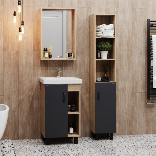 Тумба под раковину Onika Тимбер 105035 47х40х68 напольная - фото 4