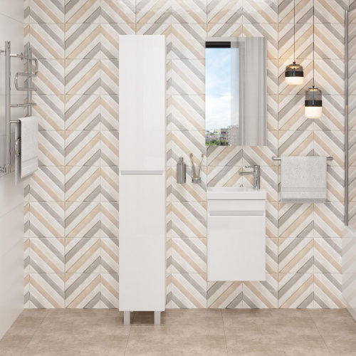 Шкаф-пенал Onika Милтон 403077 30х33х190 напольный - фото 2