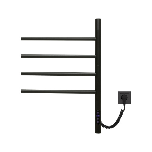 Полотенцесушитель Vincea VTD-1S1CBE 43х60 электрический черный - фото 2