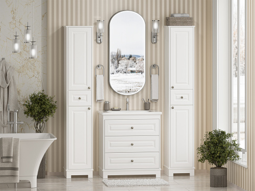 Шкаф-пенал Misty Ларго Лар-05035-0101П 37х37х200 напольный - фото 5