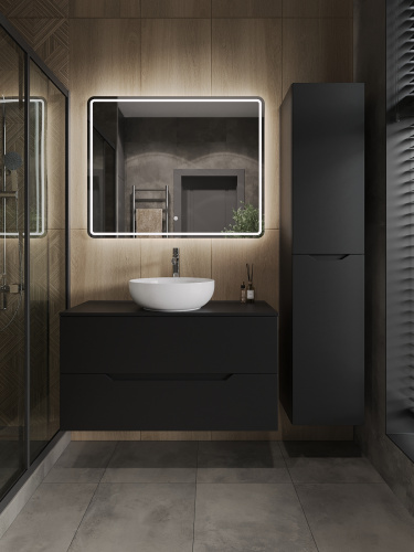 Тумба с раковиной Orange Line Li-100TubMDF+B07-420W 101х46х67 - фото 5