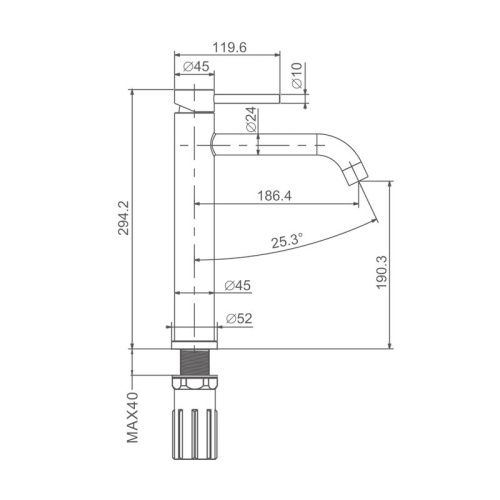Смеситель ProHanss P31.15.05 на столешницу сатин - фото 3