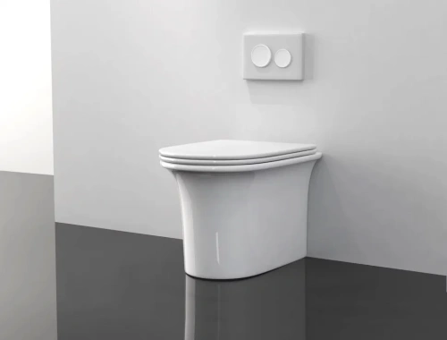 Чаша унитаза приставная Arrow AB2191 цвет белый без сиденья безободковая каскадный смыв - фото 2