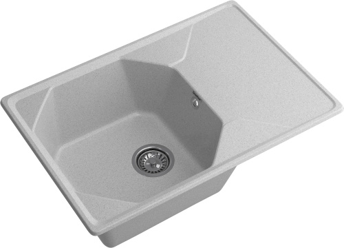 Кухонная мойка Granfest Unique U-740L серый 74х50 цвет серый поверхность матовая - фото 2