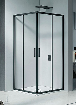 Душевой уголок Riho HAMAR 2.0 G007005121 90х90 стекло прозрачное профиль черный матовый без поддона