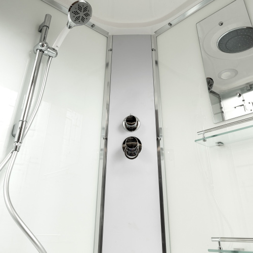 Душевая кабина AvaCan EM5012R 120х90 четверть круга с крышей ориентация универсальная - фото 5