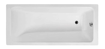 Ванна чугунная Wotte Line Line 1600x700 160х70 пристенная прямоугольная без ножек