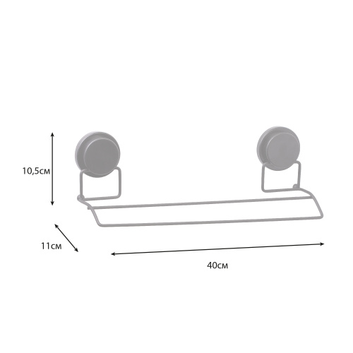 Полотенцедержатель Fixsen Magic black FX-45002 - фото 4