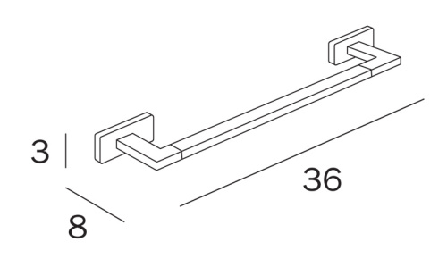 Полотенцедержатель Inda LEA A1818ANE - фото 2