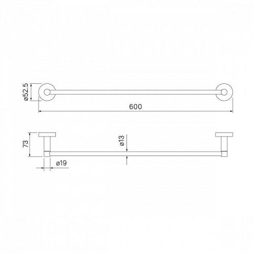Полотенцедержатель IDDIS Sena SENSS10i49 - фото 2
