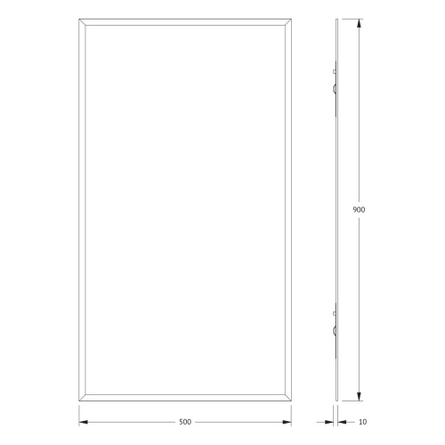 Зеркало в ванную Evoform Comfort BY 0924 50х90 - фото 2