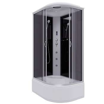 Душевая кабина Niagara Classic 25101434LF 120х80 асимметричная с крышей ориентация левая