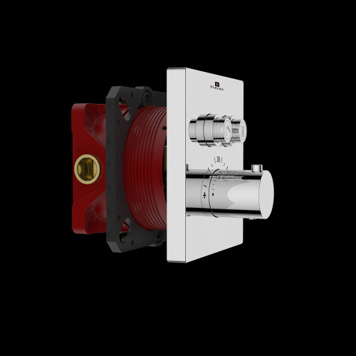 Смеситель для душа Vincea VSCV-321TCH встраиваемый в стену хром с термостатом - фото 2