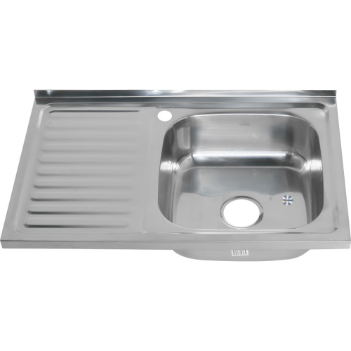 Кухонная мойка Melana 014 t R (*10) 80х50 цвет хром - фото 3