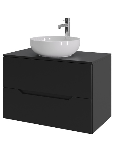 Тумба с раковиной Orange Line Li-80TubMDF+B07-420W 81х46х67 - фото 2