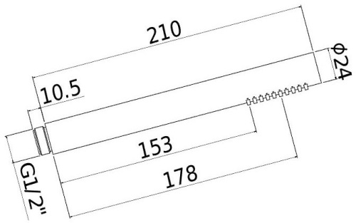 Ручной душ Paffoni Master ZDOC067BO белый - фото 2