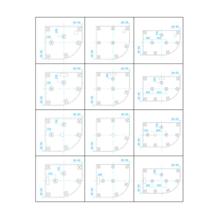 Ножки для поддона RGW 03230111-31