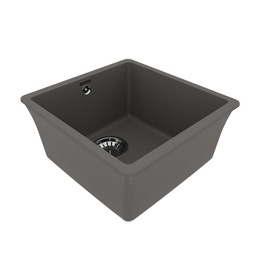 Кухонная мойка LeMark Sinara 400-u 9910065 40х42 цвет серый поверхность матовая - фото 2