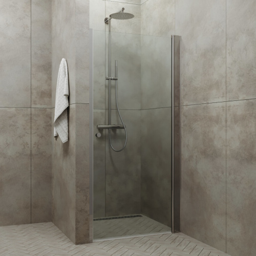 Душевая дверь Тритон Уно Щ0000036860 70х185 стекло прозрачное профиль хром - фото 5