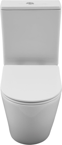 Чаша унитаза напольная Aquanet Cetus Cetus 2.0 C1 цвет белый без бачка с сиденьем микролифт безободковая каскадный смыв - фото 5
