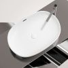 Раковина из сантехнического фарфора Ceramica Nova ELEMENT CN6064 60х40 накладная цвет белый без отверстий под смеситель