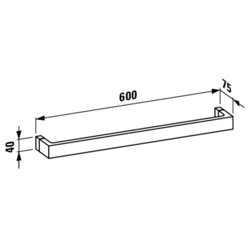 Полотенцедержатель Laufen Kartell 3.8133.2.092.000.1 - фото 2
