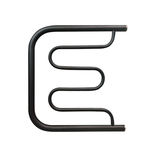 Полотенцесушитель Indigo Standart FSW50-50BR 50х53 водяной черный муар - фото 3