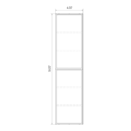 Шкаф-пенал Comforty 00-00017873CF 40х30х160 - фото 2