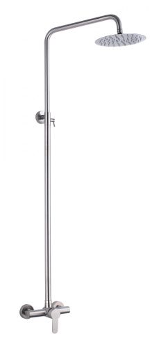 Душевая стойка Fmark FS8205 настенная цвет сатин - фото 2