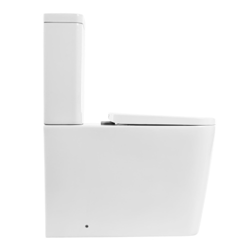 Чаша унитаза напольная BelBagno ALBANO BB120CPR цвет белый без бачка с сиденьем микролифт безободковая каскадный смыв - фото 4