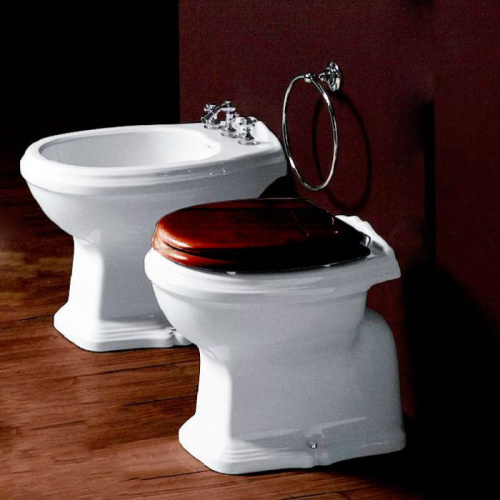 Чаша унитаза приставная Simas Arcade AR801bi цвет белый без бачка и сиденья душевой смыв