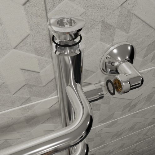 Полотенцесушитель Тругор Идеал Идеал3/ПМ508050 53х80 водяной хром - фото 5