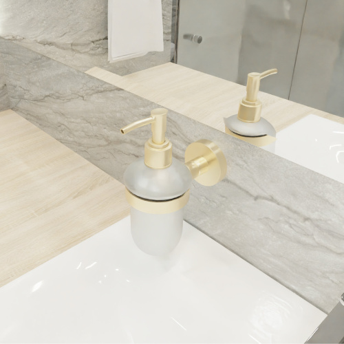 Дозатор жидкого мыла Fixsen Comfort gold FX-87012 - фото 3