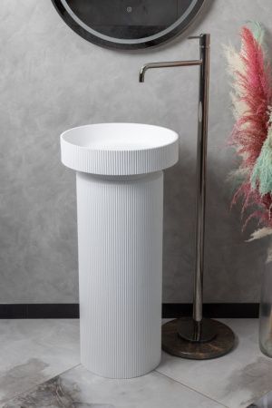 Пьедестал для раковины Boheme Corian 801-Base-Rib