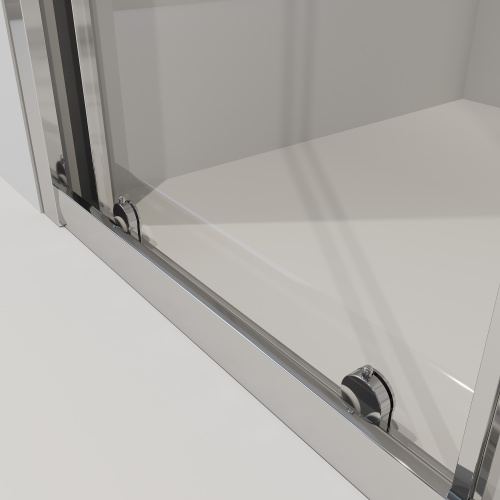 Душевая дверь Niagara Nova NG-62-10A 100х195 стекло прозрачное профиль хром глянцевый - фото 4