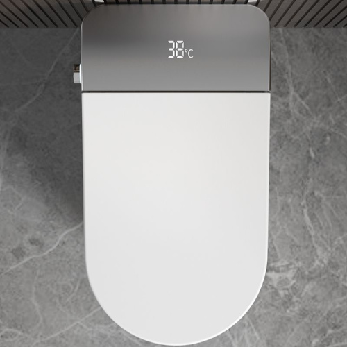 Унитаз приставной Cerutti SPA CT10617 белый с сиденьем микролифт безободковый смыв торнадо - фото 3