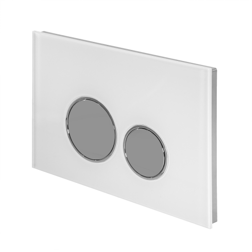 Клавиша смыва механическая AltroBagno Beni aggiuntivi AltroBagnoPFP006E1Q цвет белый/хром - фото 2