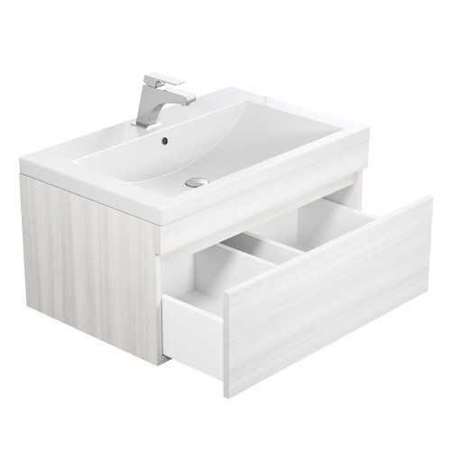 Тумба с раковиной Uperwood Eva 3930313470 74х48х35 цвет белый - фото 4