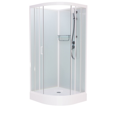 Душевая кабина Frank 410010 110х110 без крыши ориентация универсальная - фото 5