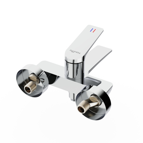 Смеситель для ванны Tokito MITSUISHI TOK-MIT-1014 настенный хром - фото 4