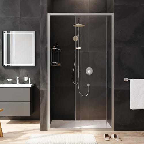 Душевая дверь Am.Pm Gem W90G-110-1-195MT 110х195 стекло прозрачное профиль хром матовый - фото 4