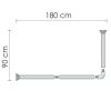Карниз для ванной WasserKRAFT 839018