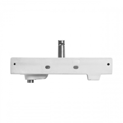 Раковина из сантехнического фарфора Santek Клио 1WH501784 52х60 над стиральной машиной цвет белый - фото 5