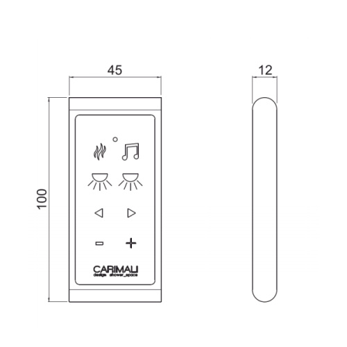 Пульт для управления хромотерапией Carimali MyDream 0TLC003 - фото 2
