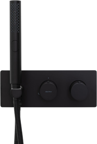 Смеситель для ванны с душем Allen Brau Liberty 5.33009-31 встраиваемый в стену черный - фото 2