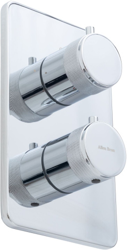 Смеситель для ванны с душем Allen Brau Priority 5.31213-00 встраиваемый в стену хром с термостатом - фото 2